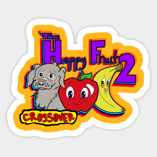 Happy Fruit 2 and Marie Crossover Sticker